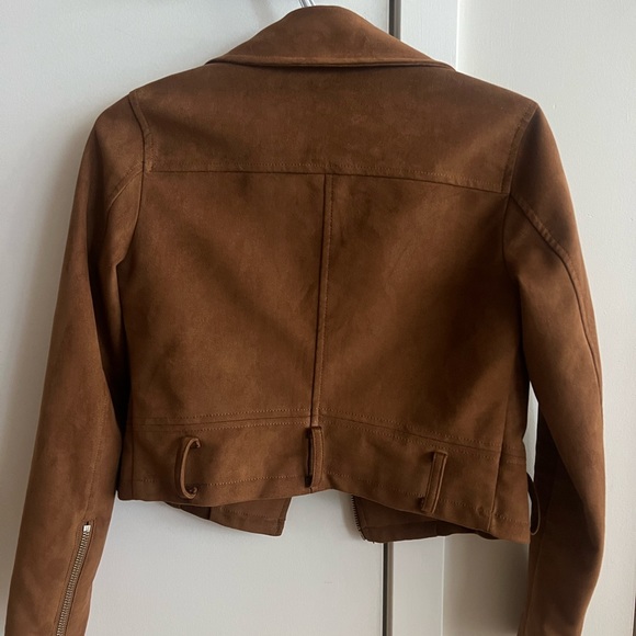 Selling Aritzia Suede Camel Jacket by Talula - Picture 3 of 4